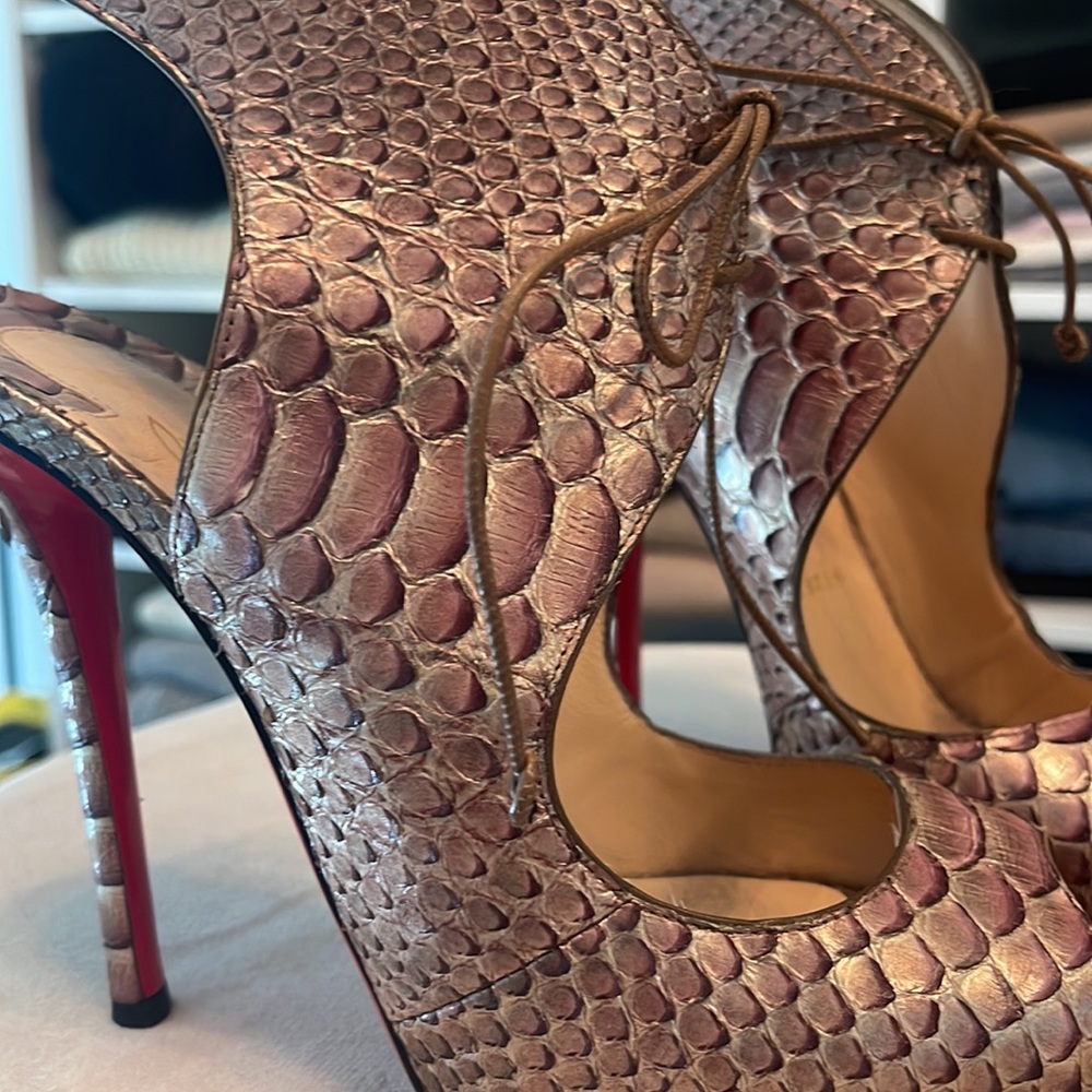 Christian Louboutin Python Heels - Picture 13 of 13
